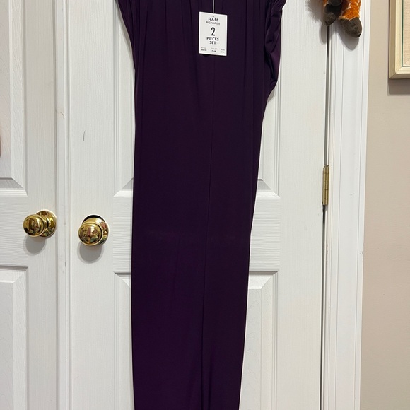 R&M Richards Purple Pantsuit - Picture 4 of 4